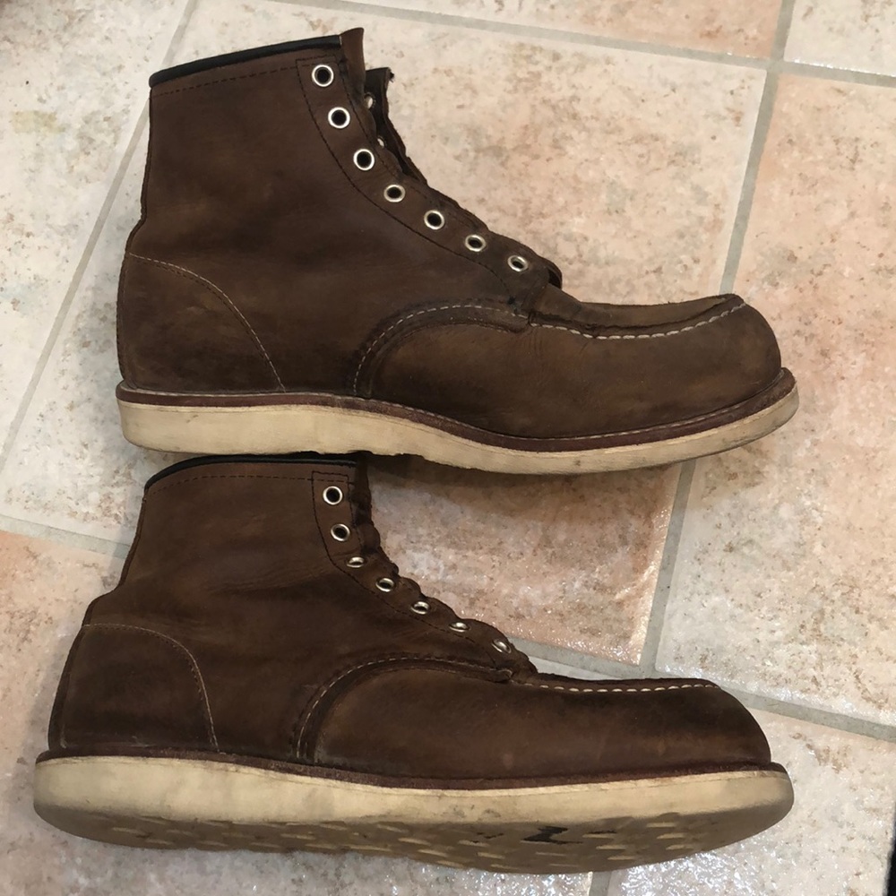 Red Wing 6” Moc Toe sz 10